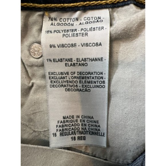 Denizen from Levi’s 216 Skinny Fit 16 Regular Blue Denim Jeans - Picture 7 of 7